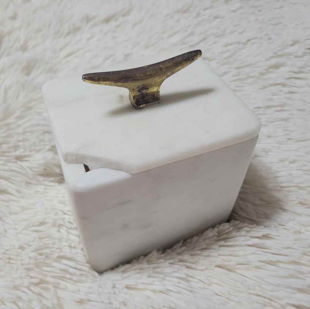 West Elm Marble Cleat Box